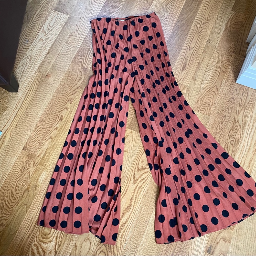 Do+Be Polka Dot Wide Leg Pants
